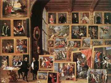  David Kunst - Die Galerie von Erzherzog Leopold In Brüssel 1640 David Teniers der Jüngere